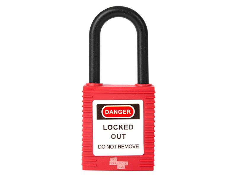Nylon Shackle Safety Padlock
