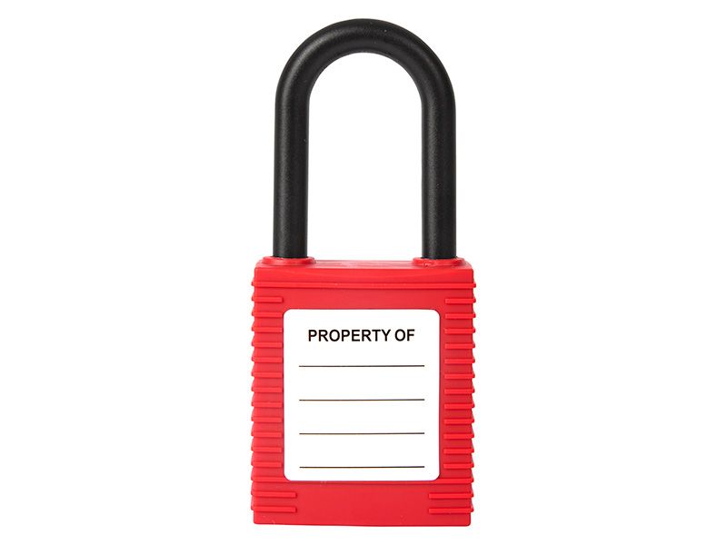 Nylon Shackle Safety Padlock