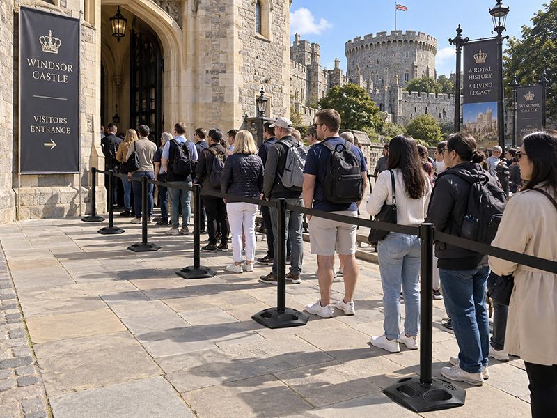 Outdoor Queue Barrier