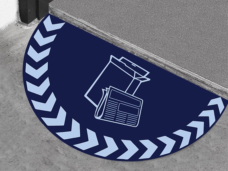 Paper & Card Symbol Floor Graphic Marker