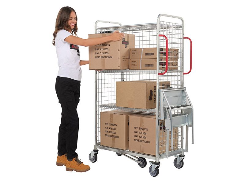 Picking Trolley with Steps