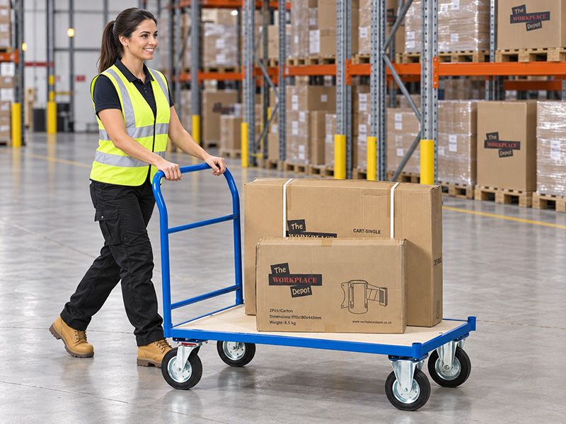 Platform Truck - Fitted Handle - 500kg Maximum Load