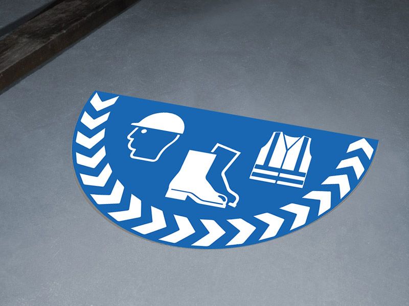 PPE Floor Graphic Marker