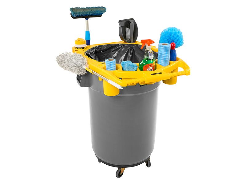 Rolling Bin with Rim Caddy