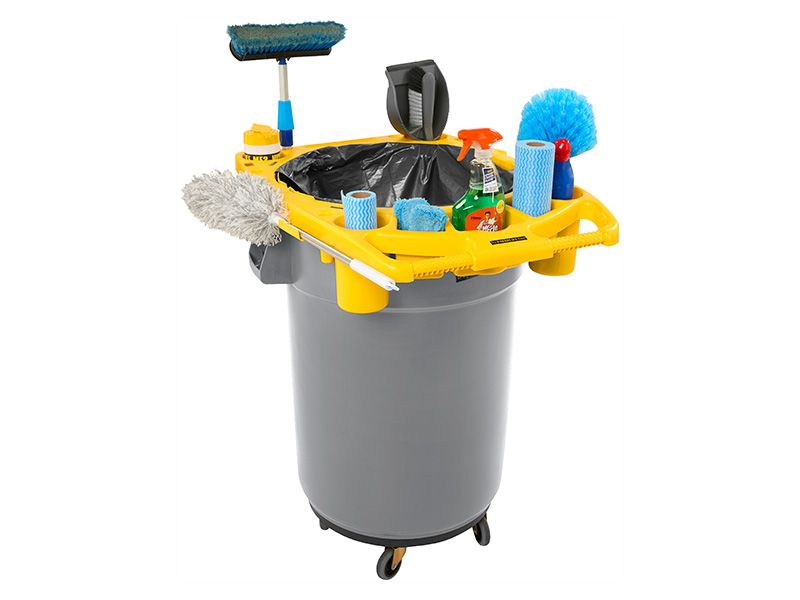 Rolling Bin with Rim Caddy