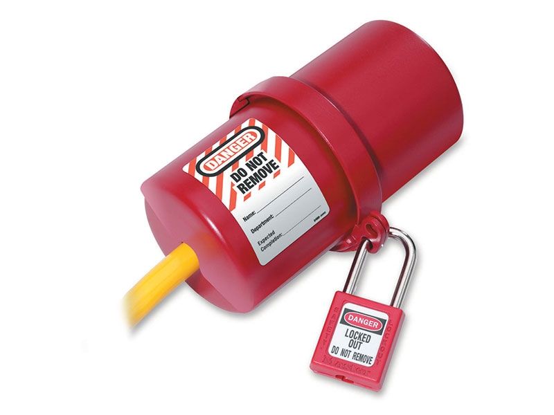 Rotating Electrical Plug Lockout