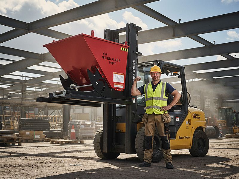 Self Tipping Forklift Skip