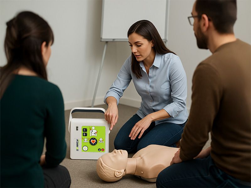 Semi-Automatic Defibrillator