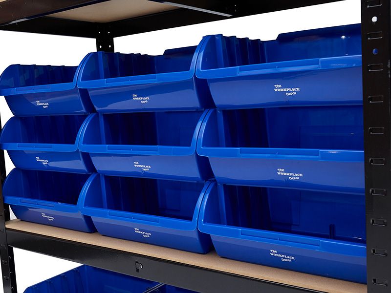 Shelf Unit with Bins