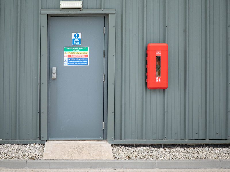 Single Fire Extinguisher Cabinet