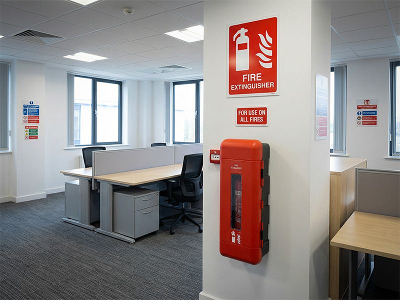 Single Fire Extinguisher Cabinet