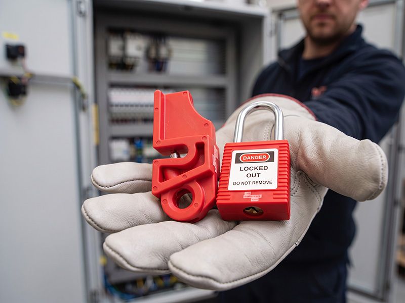 Small Circuit Breaker Lockout