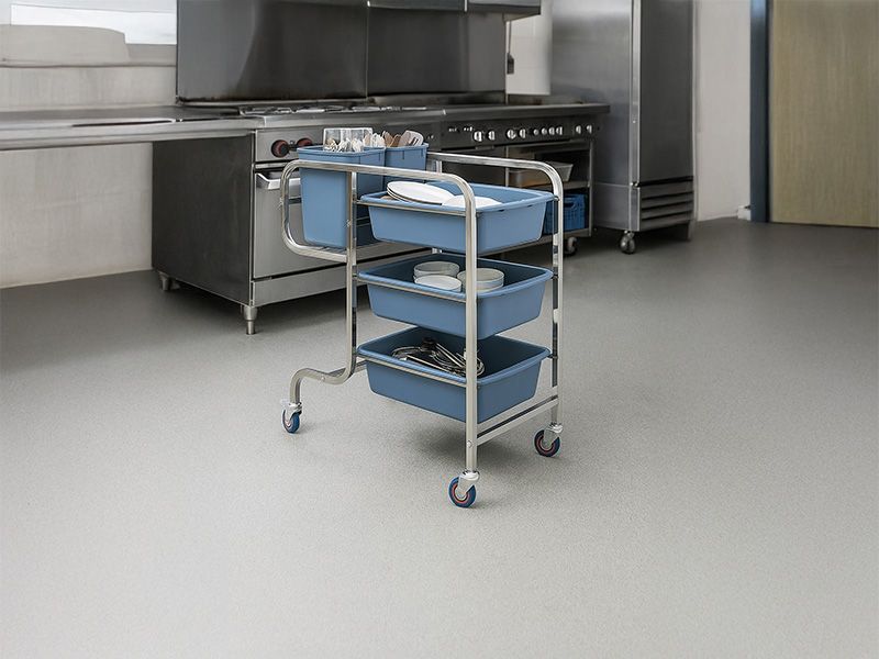 Stainless Steel Bussing Trolley