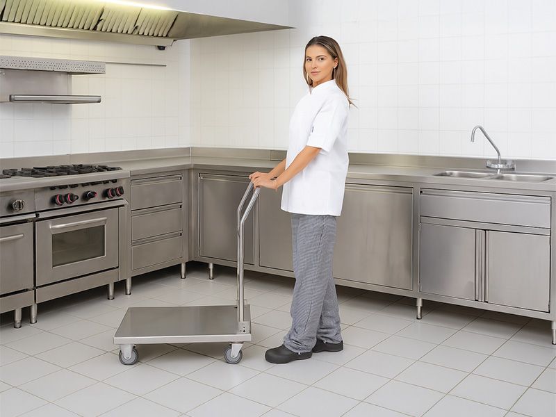 Stainless Steel Folding Trolley