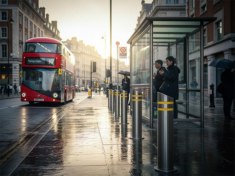 Stainless Steel Mitre Bollard