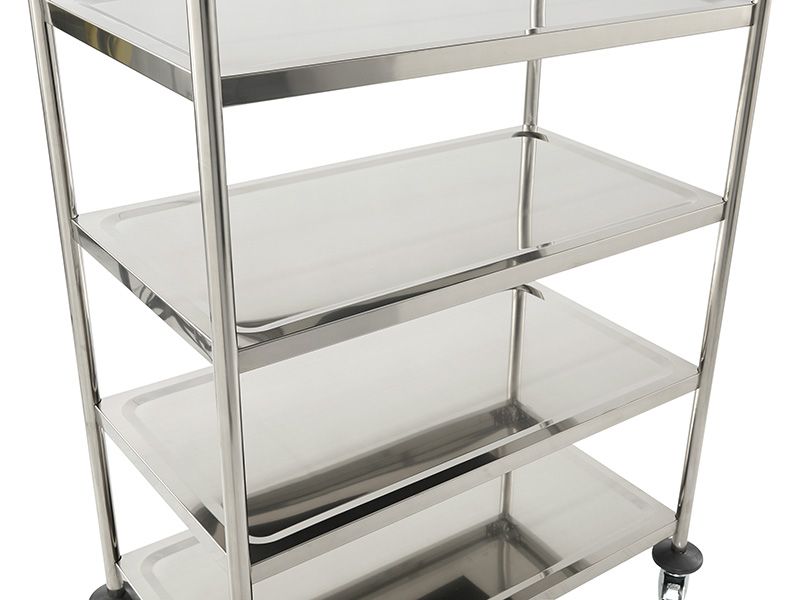 Stainless Steel Shelf Trolley