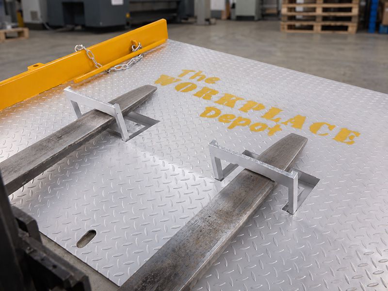 Steel Dock Board with Handles