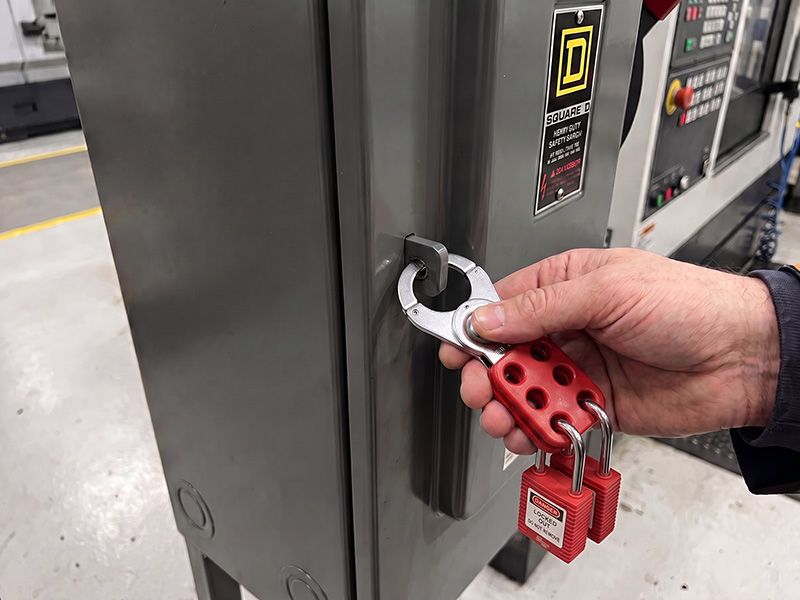 Steel Lockout Hasp