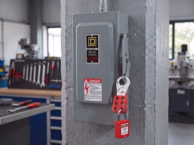 Steel Lockout Hasp