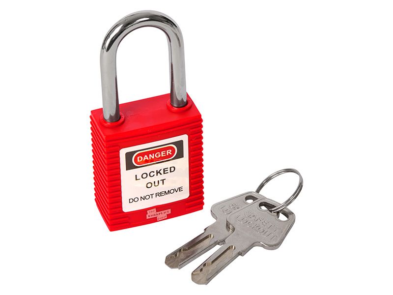 Steel Shackle Safety Padlock