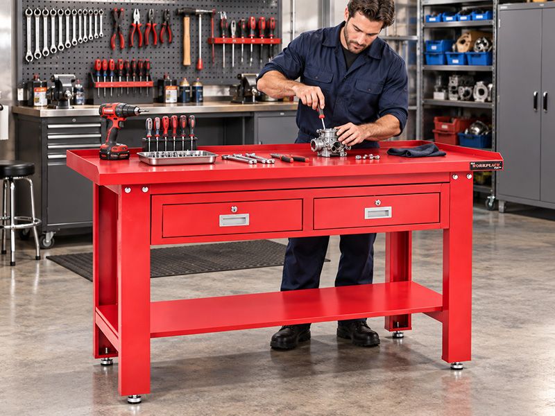 Steel Work Table