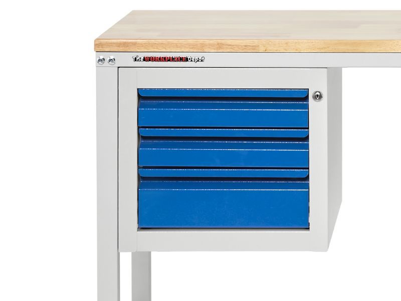 Steel Workbench with Drawers