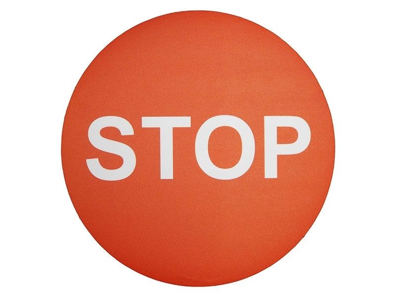 Stop Floor Symbol Marker