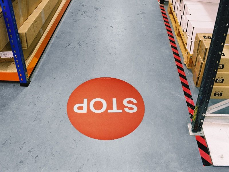 Stop Floor Symbol Marker