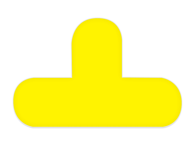 T Floor Signal Markers