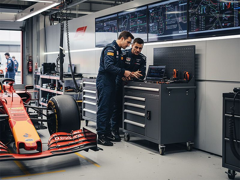 Tool Box with Pegboard