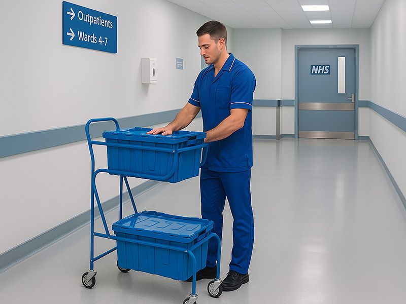 Tote Box Trolley