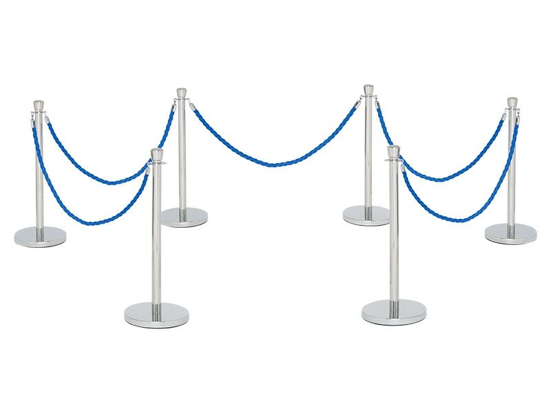 Rope and Post Barrier