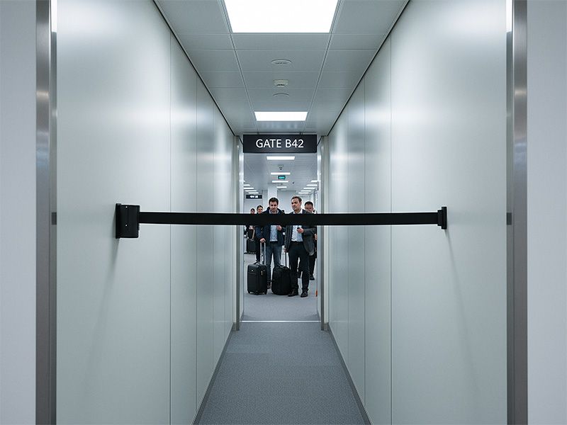 Retractable Barrier Tape