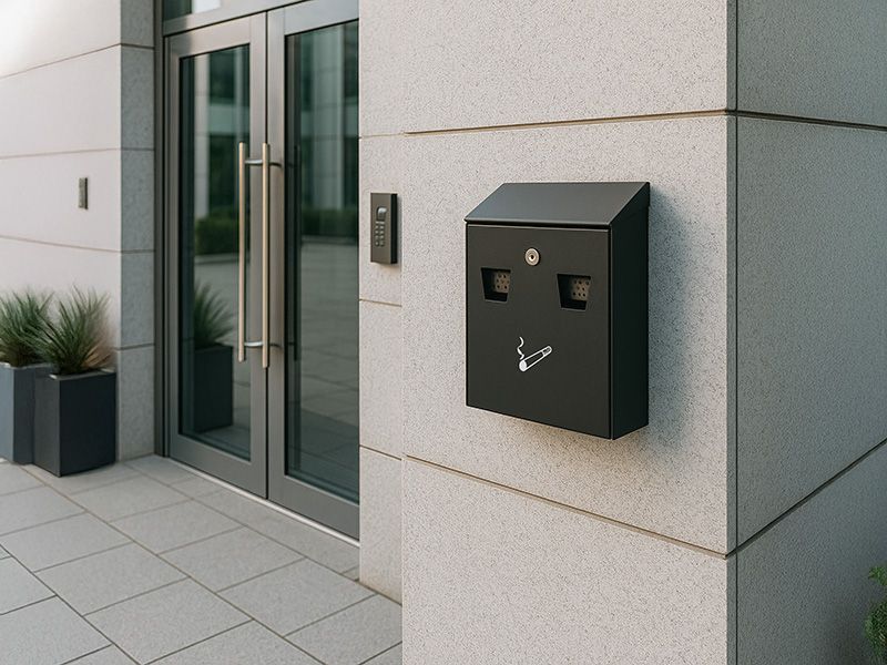 Wall Mounted Smoking Bin