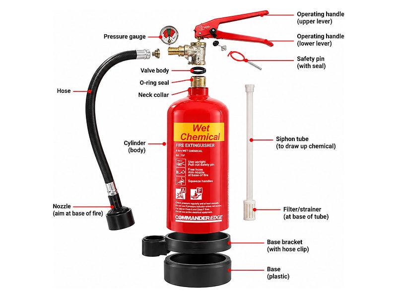 Wet Chemical Fire Extinguisher