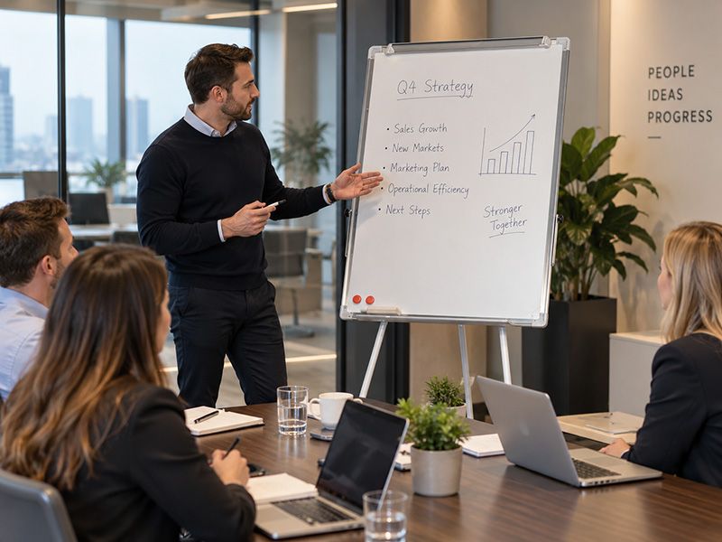Whiteboard Easel