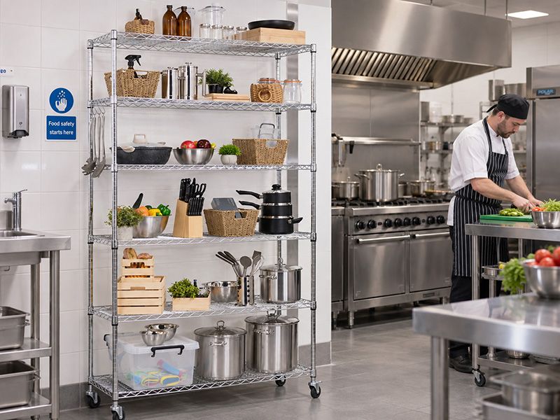 Wire Kitchen Shelving