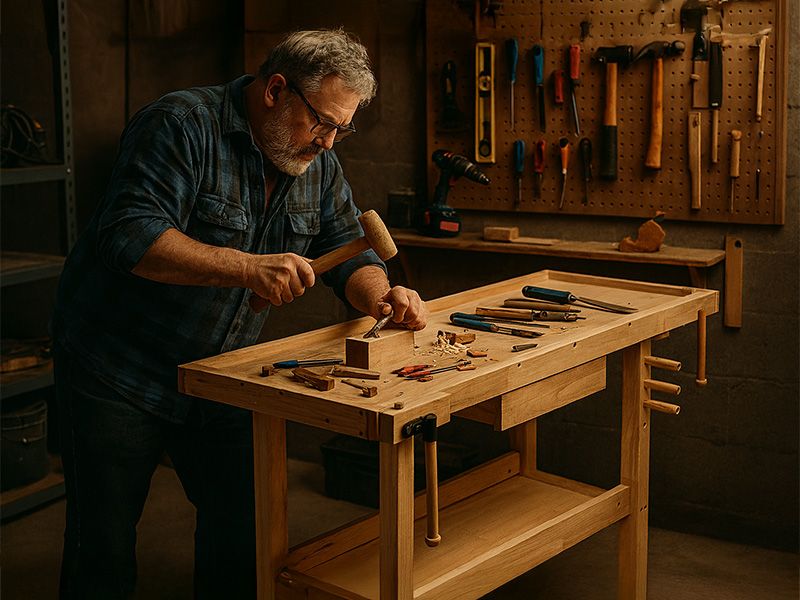Wooden Workbench