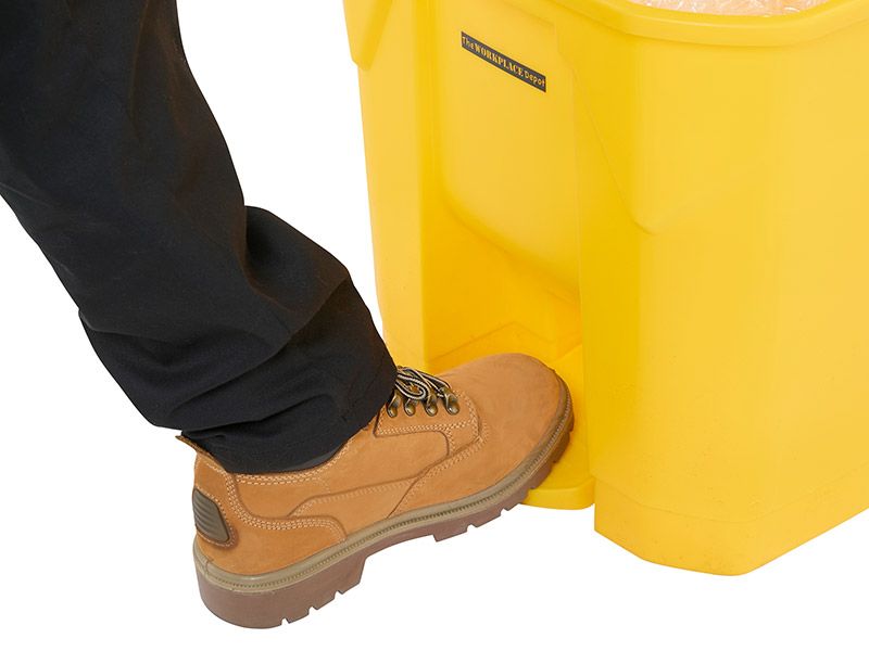 Yellow Pedal Bin
