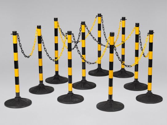 Plastic Chain Post Set