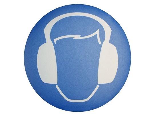 Ear Protection Floor Graphic Marker