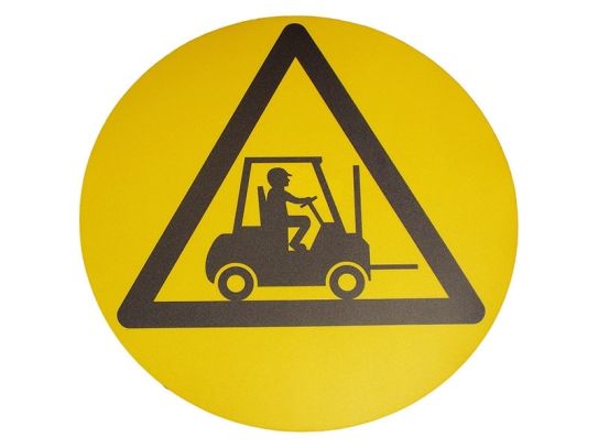 Forklift Truck Area Floor Graphic Marker