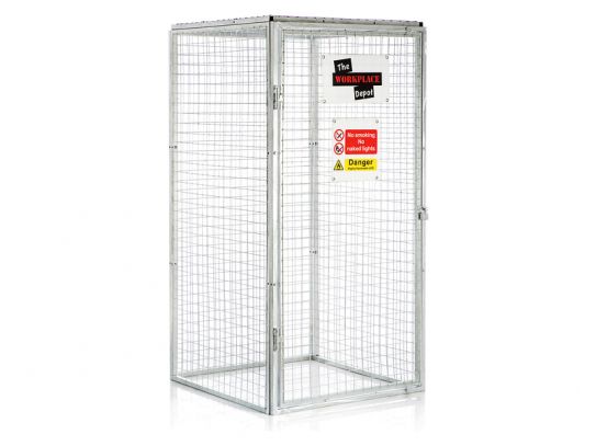 Gas Cylinder Cage - Galvanised Steel - Holds 4 × 47kg Cylinders