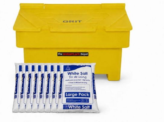 Nestable Grit Bin with Grit Salt