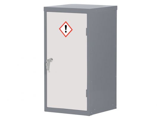 910mm COSHH Cabinet - 1 Door, 1 Shelf - 10L Spill Sump