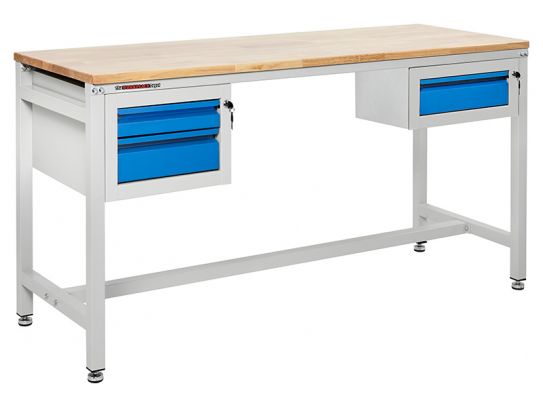 Industrial Steel Workbench