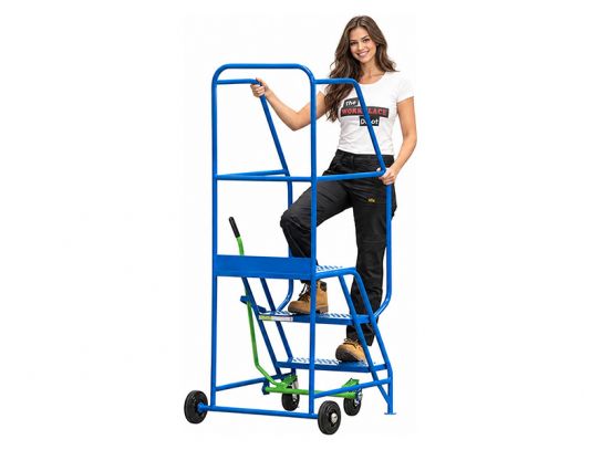 Mobile Steps with Platform