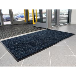 for Outdoor and Heavy Traffic Areas 2 Width x 3 Length x 1/4 Thickness Notrax Non-Absorbent Fiber 231 Prelude Entrance Mat Brown 