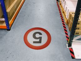 5 Mph Floor Symbol Marker
