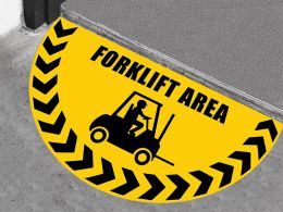 Forklift Area Floor Graphic Marker